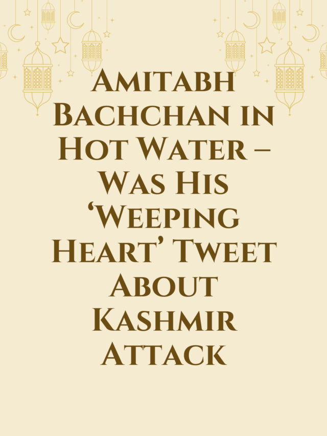 From Grief to Backlash: Amitabh Bachchan’s Tweet Divides the Internet